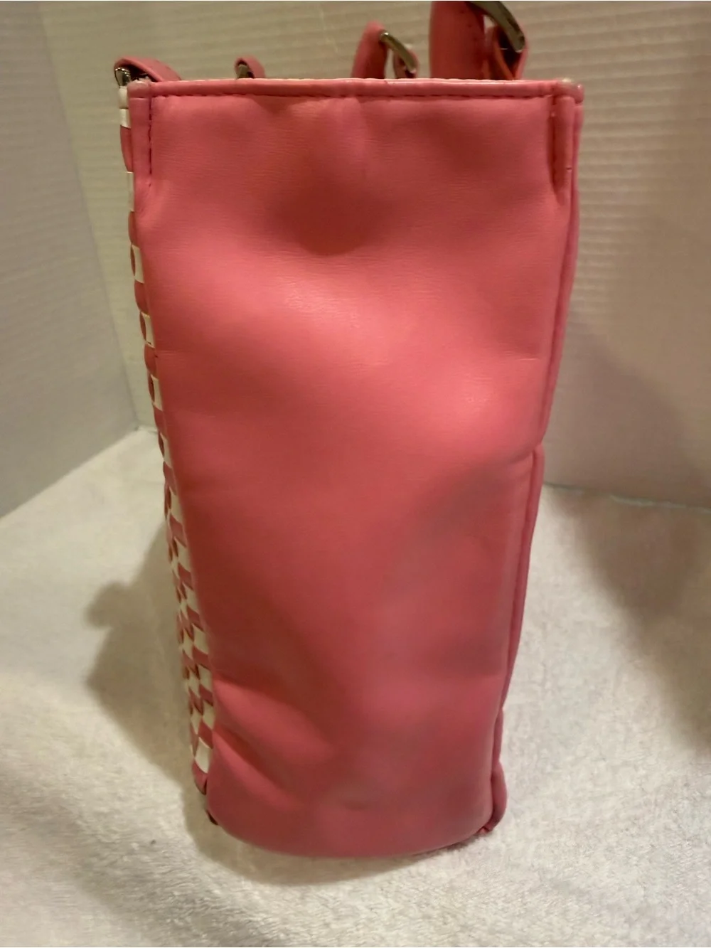 Hello Kitty Checkered Pink And White Bag-Vintage Sanrio Spring 2007 Collection